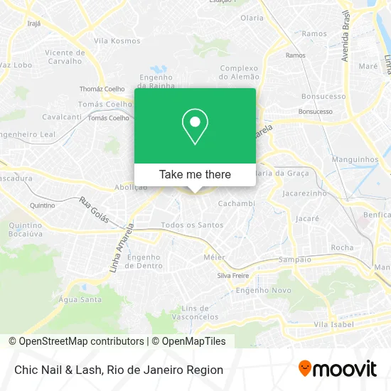 Chic Nail & Lash map