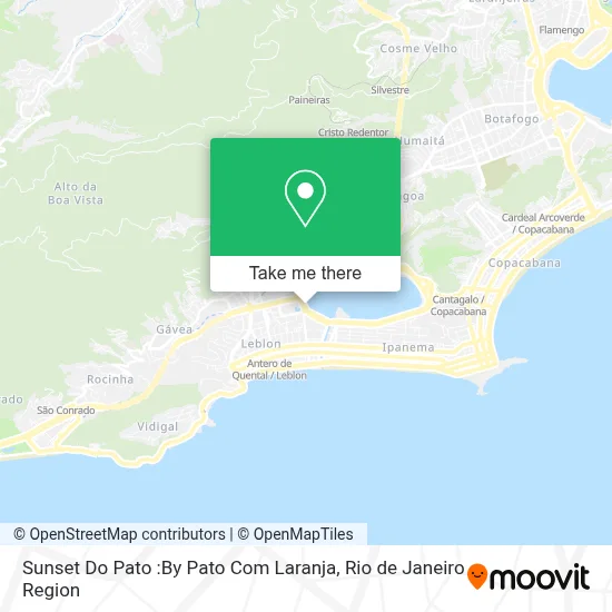 Sunset Do Pato :By Pato Com Laranja map