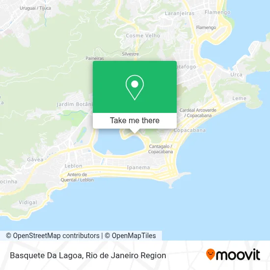 Basquete Da Lagoa map