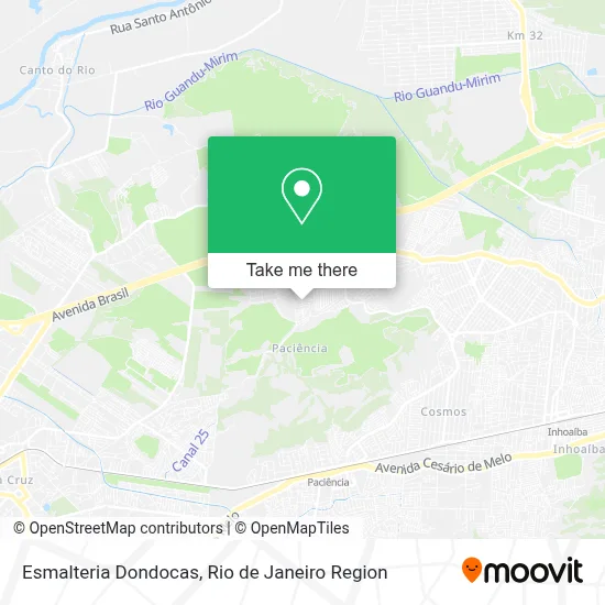 Esmalteria Dondocas map