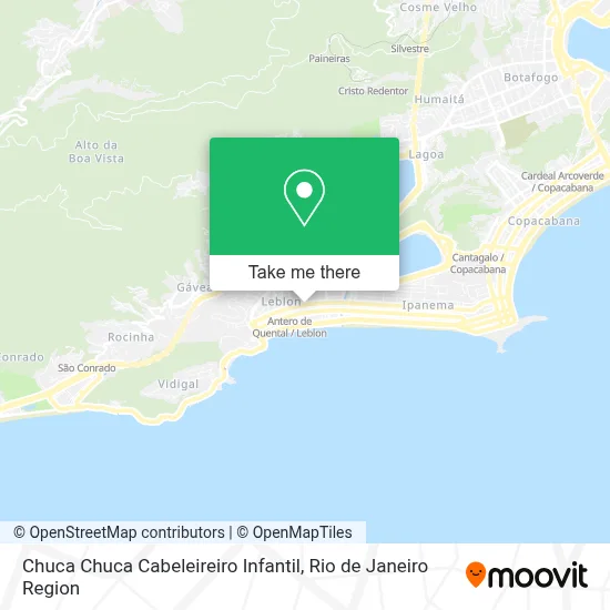 Chuca Chuca Cabeleireiro Infantil map