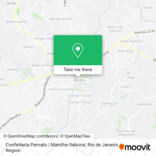 Confeitaria Pamato | Manilha Itaboraí map