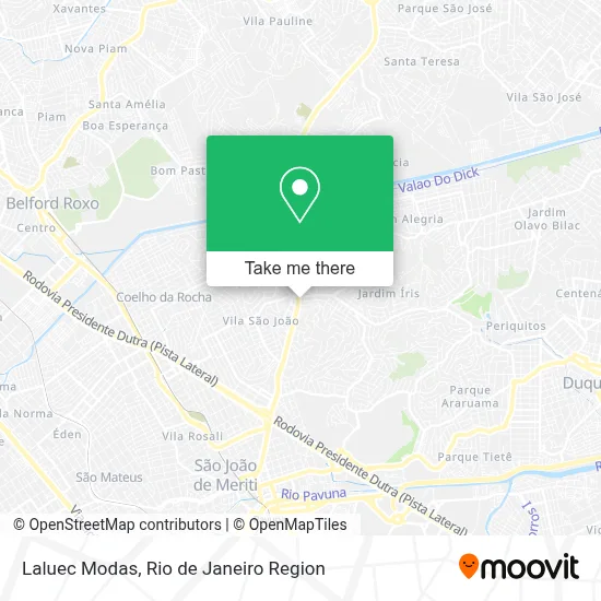 Laluec Modas map