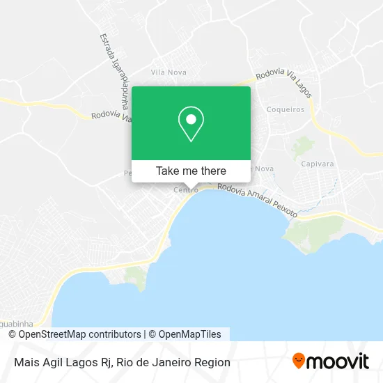 Mais Agil Lagos Rj map
