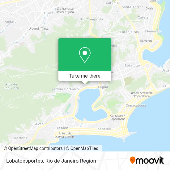 Lobatoesportes map
