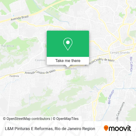 L&M Pinturas E Reformas map