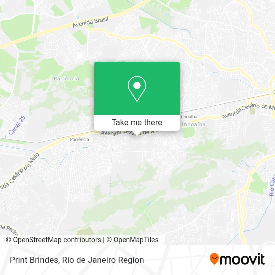 Print Brindes map