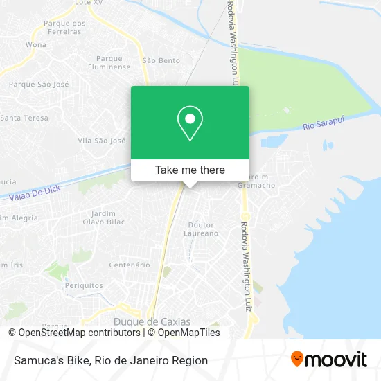 Samuca's Bike map