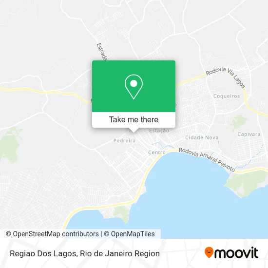 Regiao Dos Lagos map