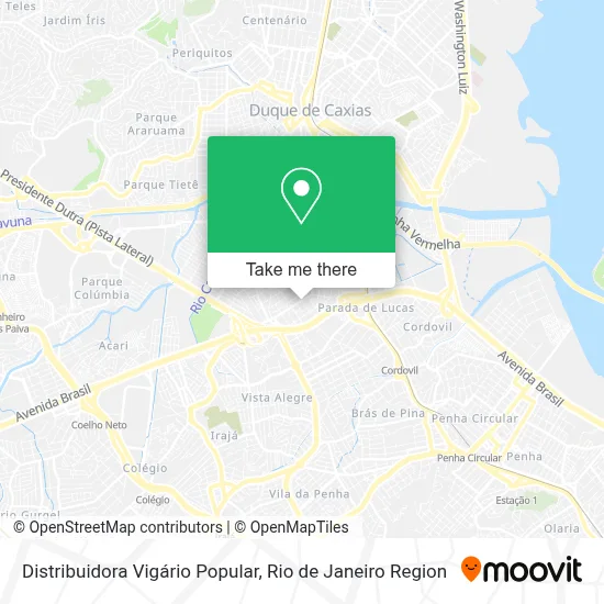 Distribuidora Vigário Popular map