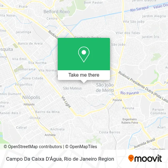 Campo Da Caixa D'Água map