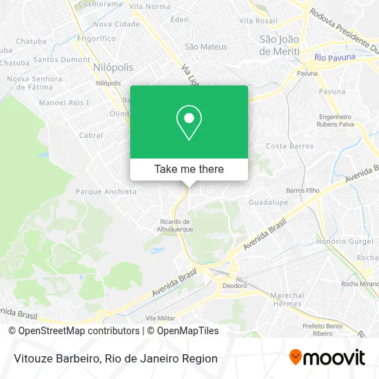 Vitouze Barbeiro map