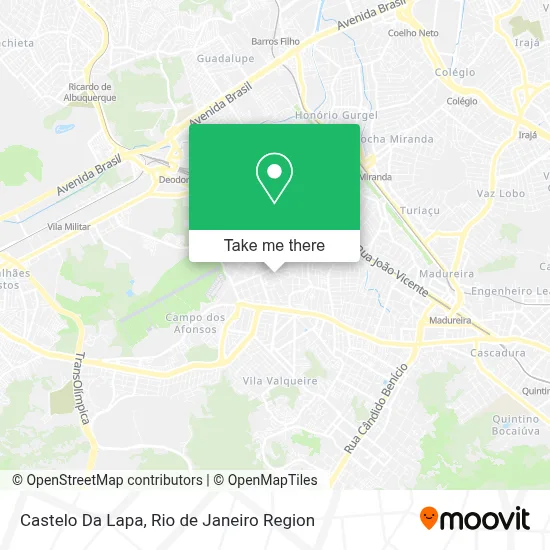 Castelo Da Lapa map