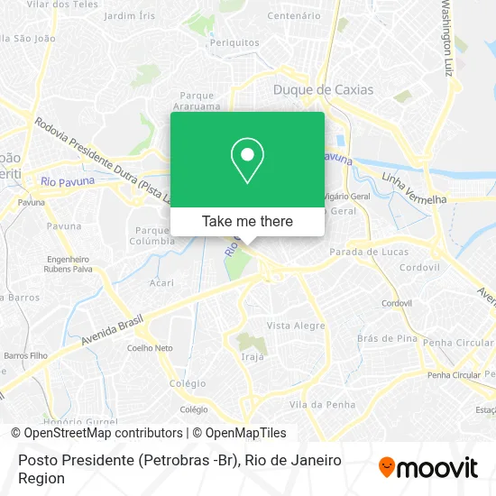 Posto Presidente (Petrobras -Br) map