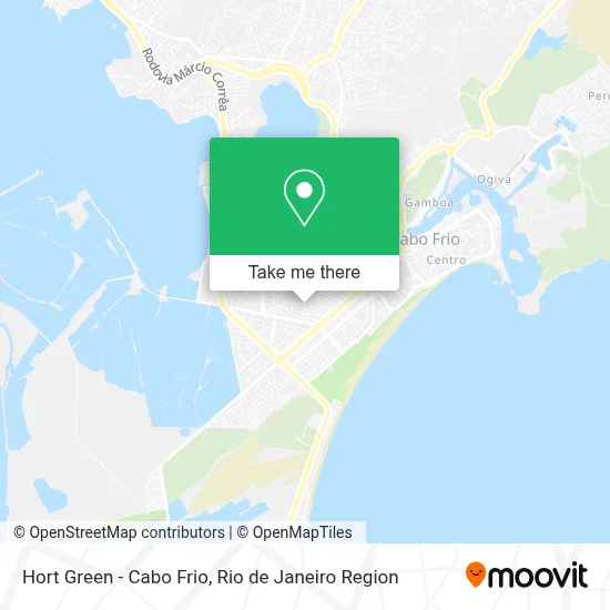 Hort Green - Cabo Frio map
