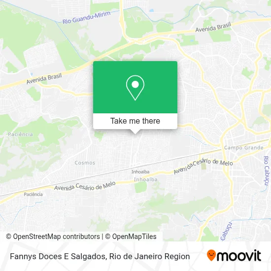 Fannys Doces E Salgados map