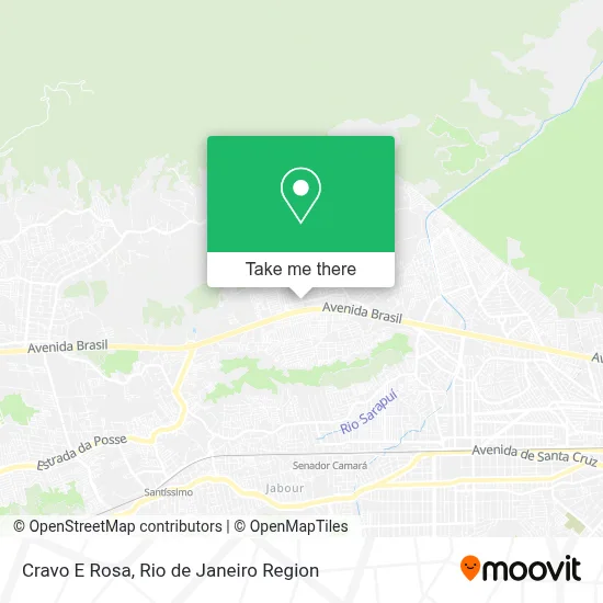 Cravo E Rosa map