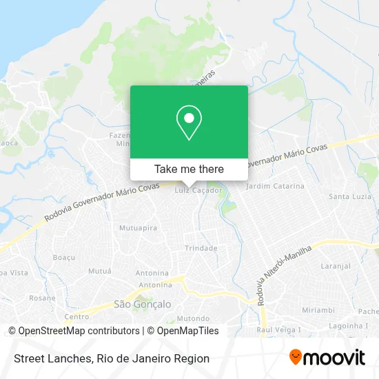 Street Lanches map