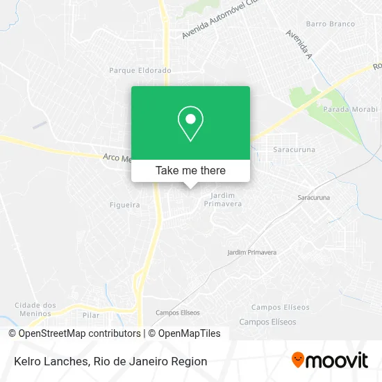 Kelro Lanches map
