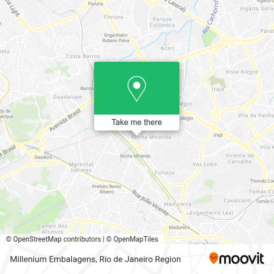 Millenium Embalagens map