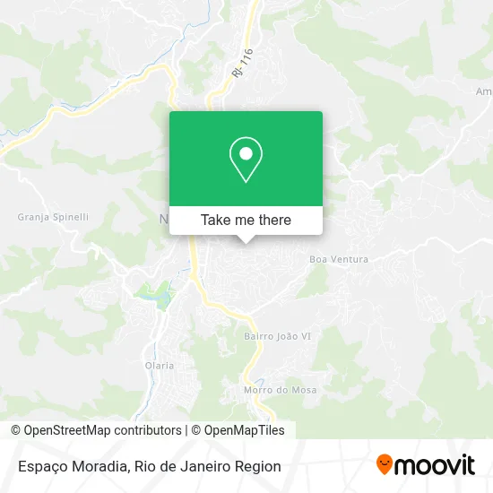 Espaço Moradia map