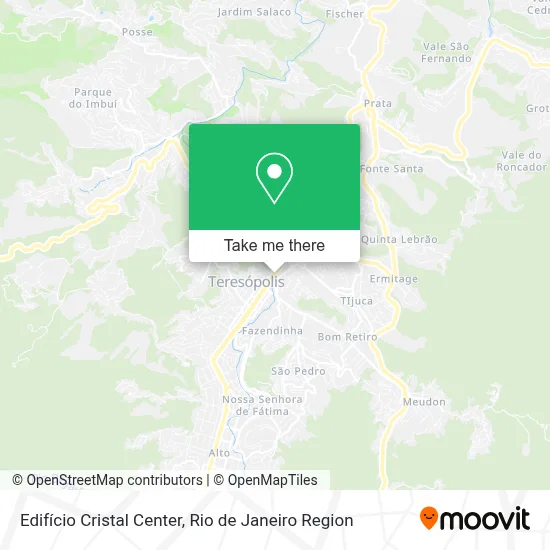 Edifício Cristal Center map