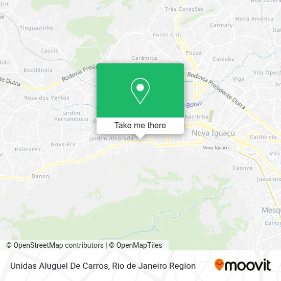 Unidas Aluguel De Carros map