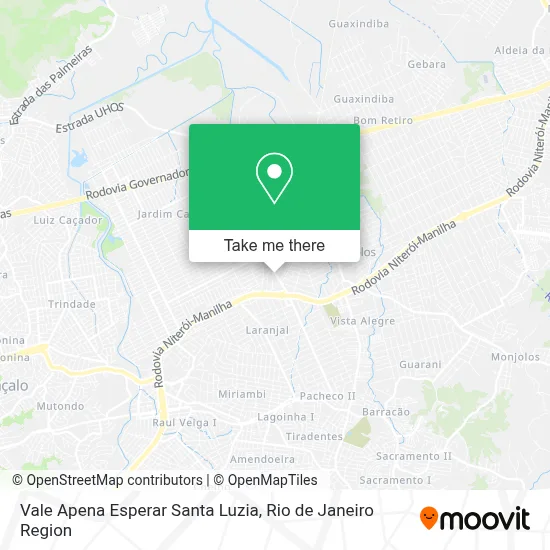 Vale Apena Esperar Santa Luzia map