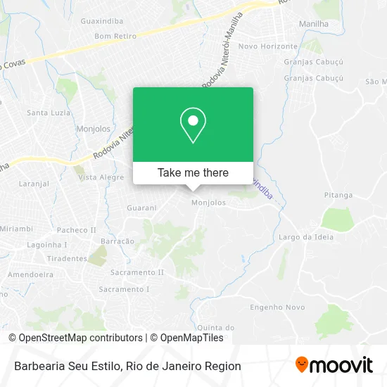 Barbearia Seu Estilo map