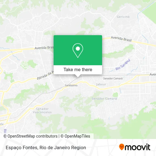 Espaço Fontes map