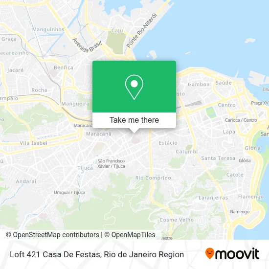 Loft 421 Casa De Festas map
