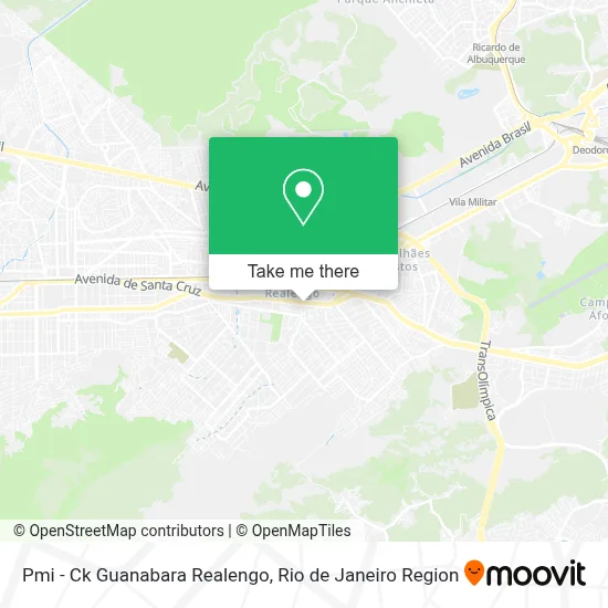 Pmi - Ck Guanabara Realengo map