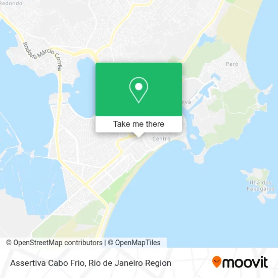 Assertiva Cabo Frio map
