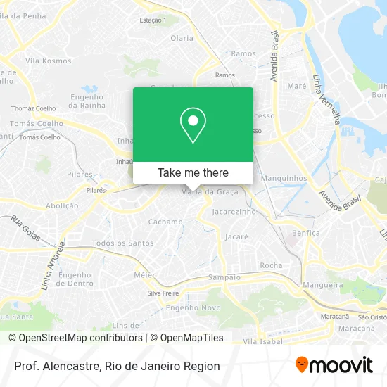 Prof. Alencastre map