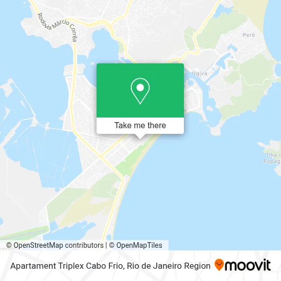 Apartament Triplex Cabo Frio map