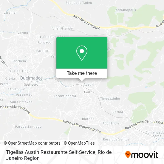 Tigellas Austin Restaurante Self-Service map