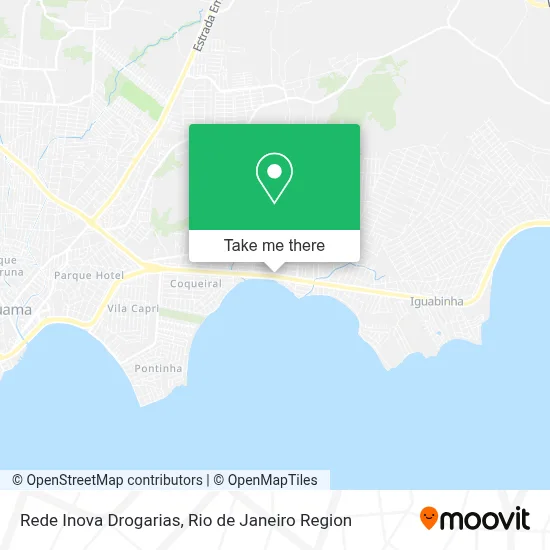 Rede Inova Drogarias map