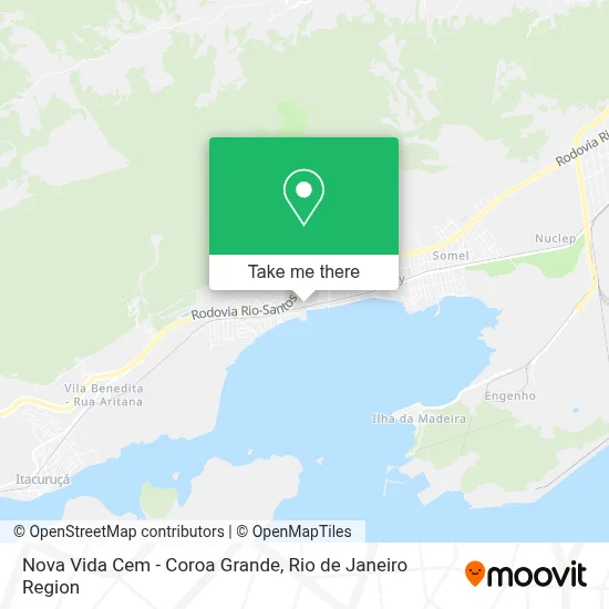 Nova Vida Cem - Coroa Grande map