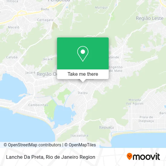 Lanche Da Preta map