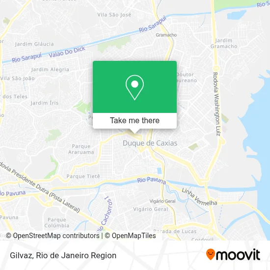 Gilvaz map