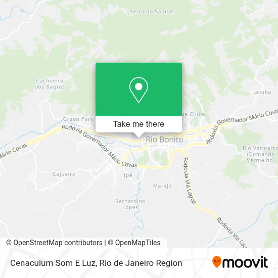Cenaculum Som E Luz map