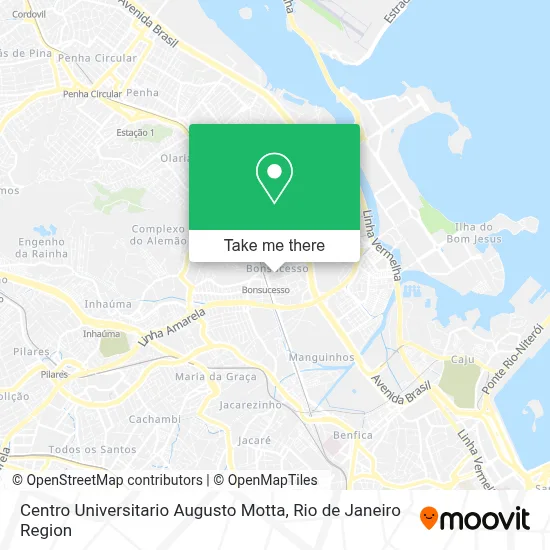Centro Universitario Augusto Motta map