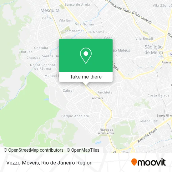 Vezzo Móveis map