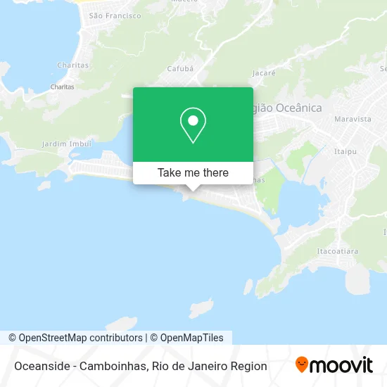 Oceanside - Camboinhas map