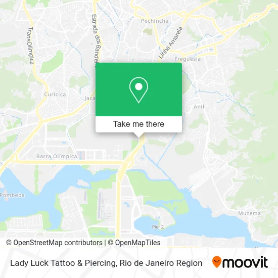 Lady Luck Tattoo & Piercing map
