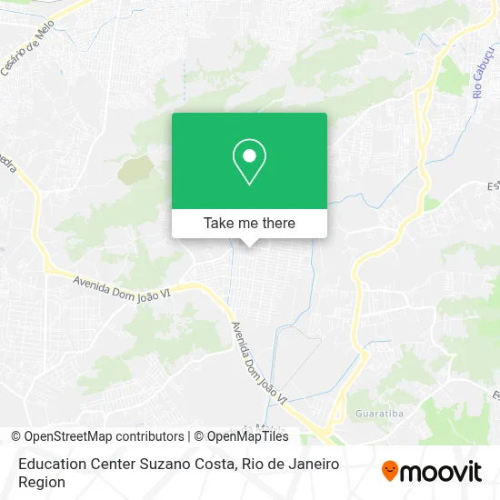 Education Center Suzano Costa map