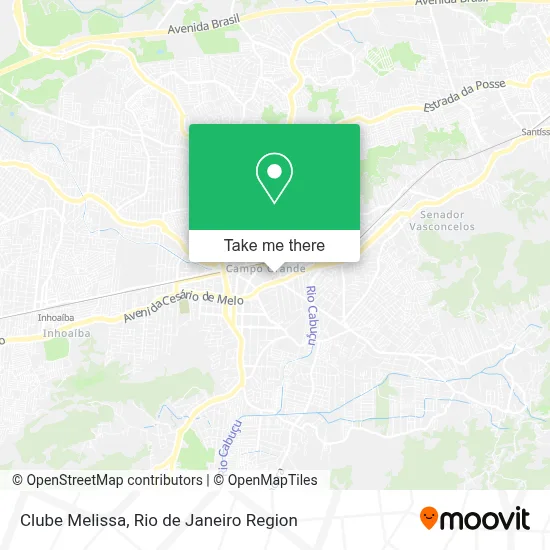 Clube Melissa map
