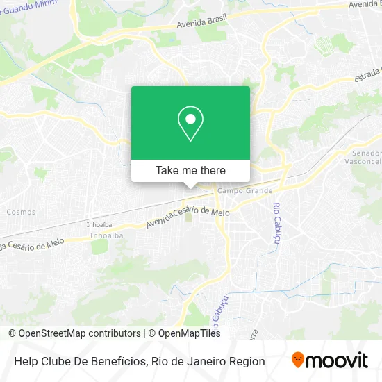 Help Clube De Benefícios map