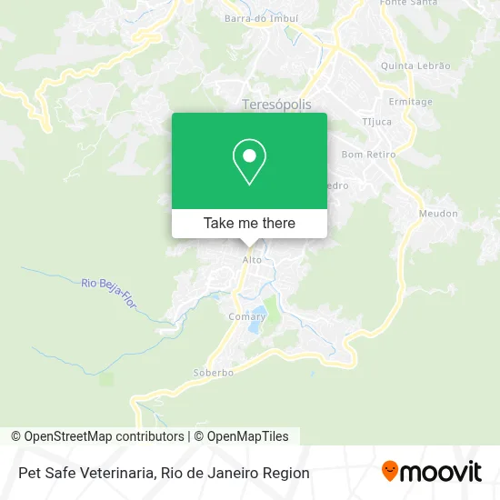 Pet Safe Veterinaria map