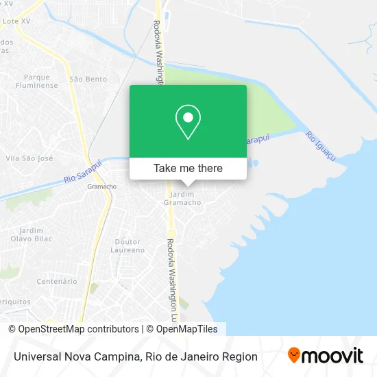 Universal Nova Campina map